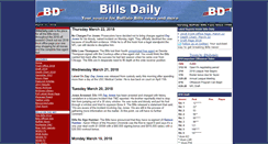 Desktop Screenshot of billsdaily.com