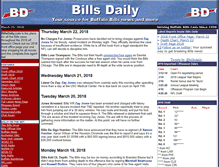 Tablet Screenshot of billsdaily.com